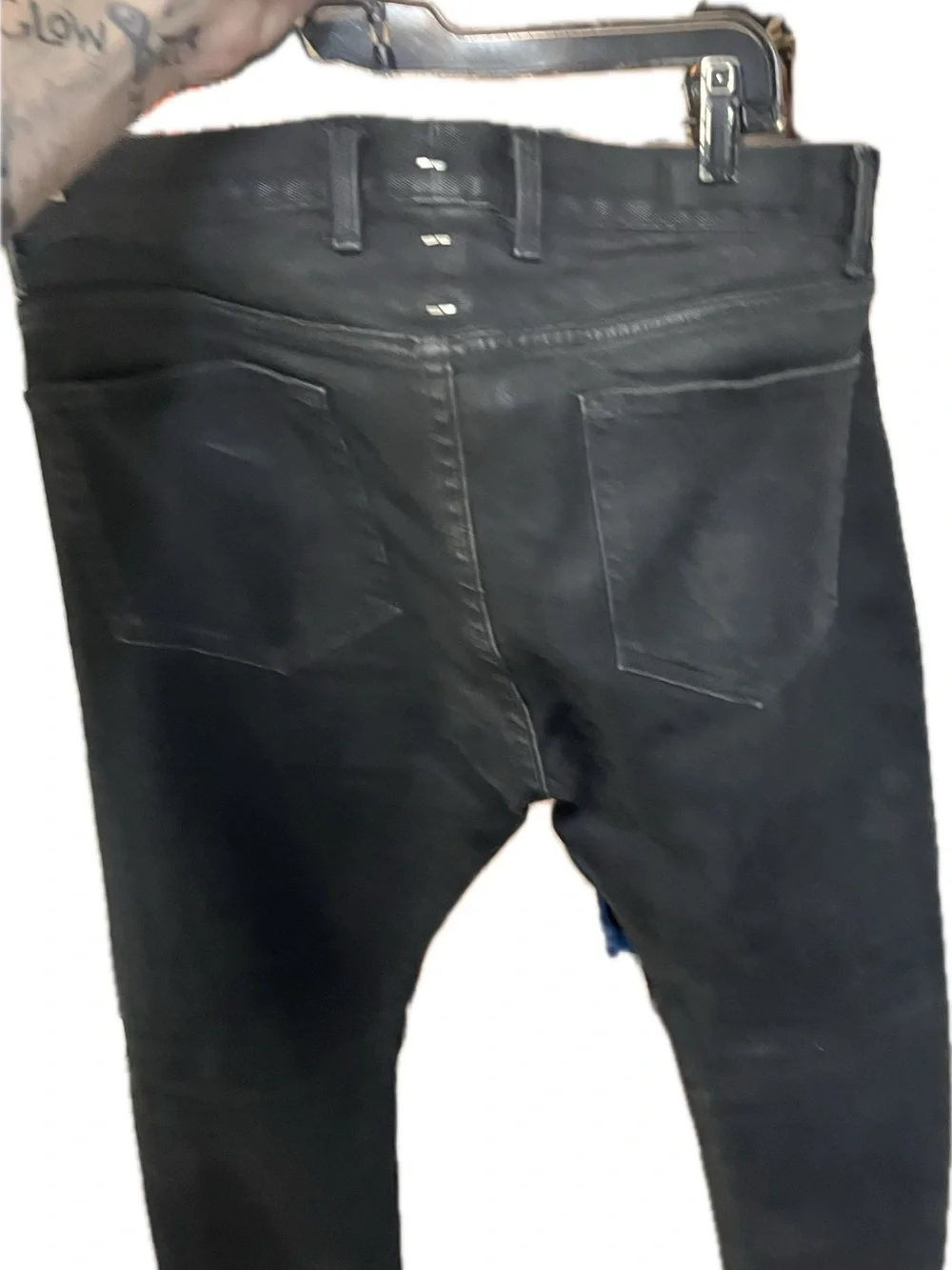 NWOT mr. completely  Black Slim Jeans - Classic Everyday Style distressed rare
